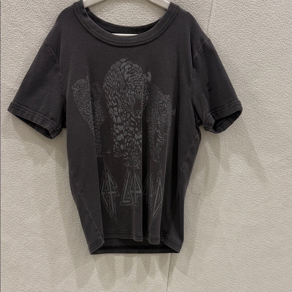 Def Leppard Kids Black Graphic Tee